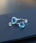 Titanium MoonStone Barbells • Belly Ring Piercing • Rook Earring • Eyebrow Piercing • Navel Piercing Jewelry • Gift for Her