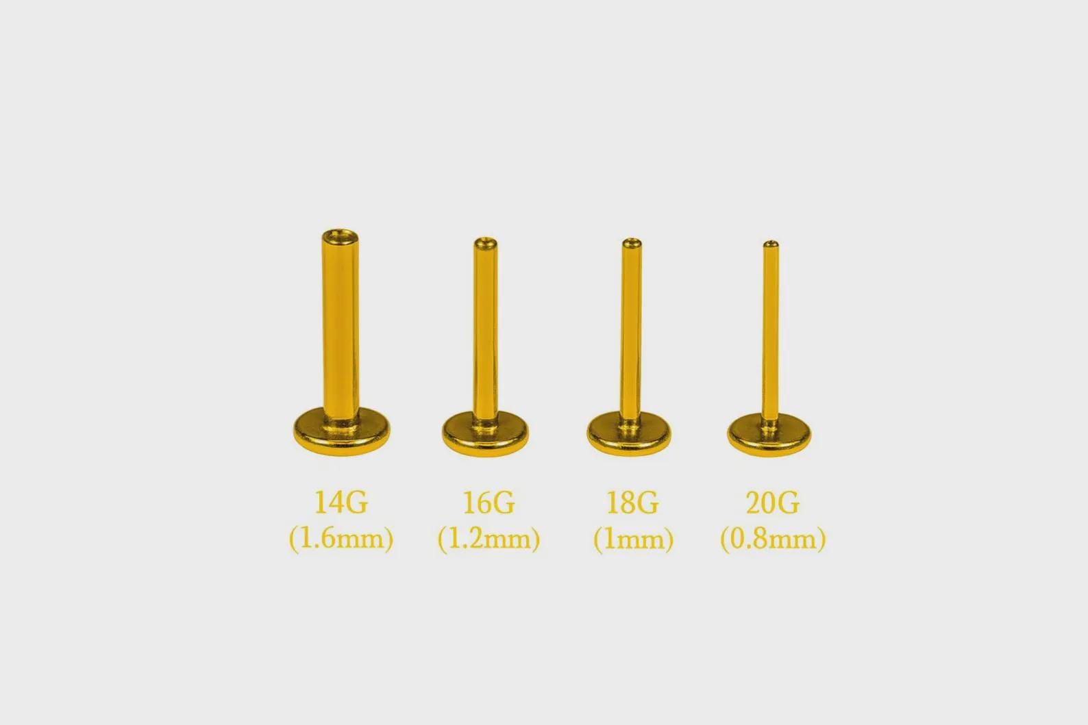 18G/16G, 4/5/6/7/8/9/10/11/12mm Implant F136 Titanium Threaded ...