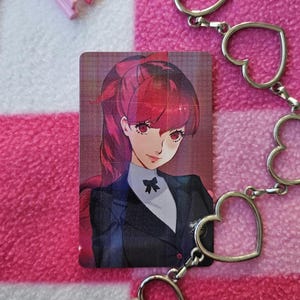Carte d'art Persona 5 Sumire Kasumi, impression prismatique