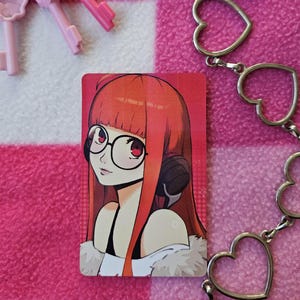 Carte d'art Futaba Persona 5, impression prismatique