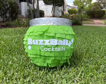 Mini buzzball piñatas, custom mini piñata, adult pinata