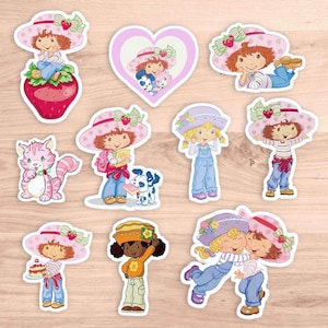 strawberry cartoon sticker pack