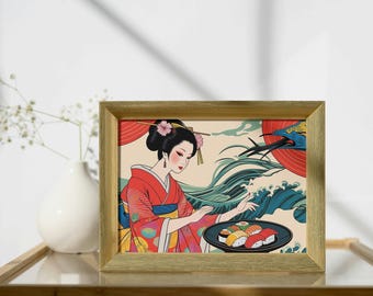 canva ai digital art template