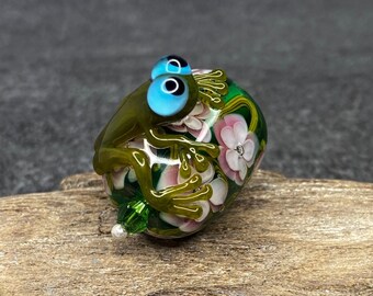 Pendentif lampe 'Frog', Argent 925