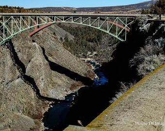 Puente del río Crooked - Cañón del río Crooked: Fotografía de paisajes del centro de Oregón