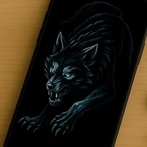 Metallic Animal Phone Wallpaper Bundle | Digital Download | Gold Dragon, Tiger, Lion, Wolf, Kraken, Scorpion | Phone Background