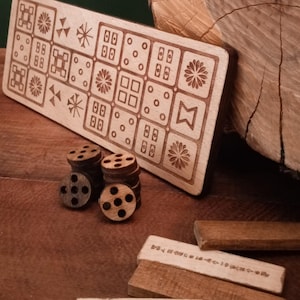 Ur, Royal Game of Ur, Royal Ur, Sumerian Game, Ancient Board Game, Wooden Game,