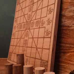 Hnefatafl, Tablut Game, Viking Board Game, Wooden Game, Tablut, Board Game, Ancient Game,