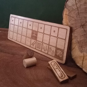 Senet, Ancient Egypt Game, Egypt Board Game, Ancient Board Game, Senet Game