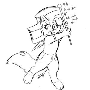 pride month ych Shaded version