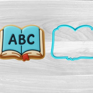 Open Book Cookie Cutter: Back to School Baking
