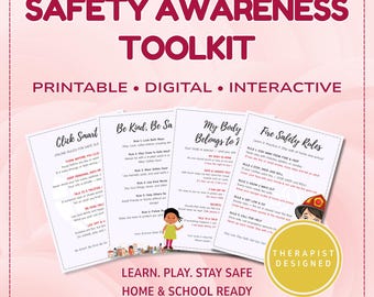 Safety Awareness Education + SEL Activities | Printable Classroom & Home Safety Curriculum