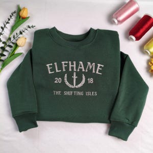 Elfhame The Shifting Isles Embroidered Shirt, Folk of the Air Sweater, The Cruel Prince, Jude Duarte and Cardan Greenbriar, Bookish Shirt