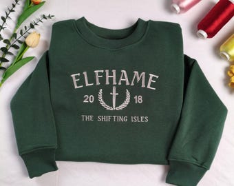 Elfhame The Shifting Isles Embroidered Shirt, Folk of the Air Sweater, The Cruel Prince, Jude Duarte and Cardan Greenbriar, Bookish Shirt