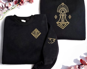 Embroidered Lumiere Clair Obscur Sweatshirt or Hoodie, Expedition 33 Game Shirt