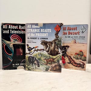 All About book series Vintage Children’s books All about series homeschool science book homeschool nature study books vintage collectors