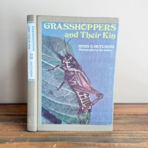 Living Science book Grasshoppers Charlotte Mason nature study book insects nature study Grasshoppers book vintage bug book kids nature walk