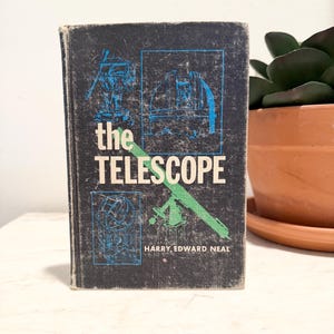 Vintage Living Science Book Telescopes Charlotte Mason homeschool science telescopes book vintage kids science RARE vintage book telescopes