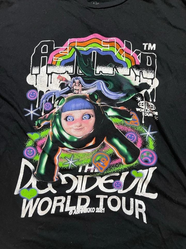 Ashnikko Demidevil World Tour 2021 T-shirt - Etsy