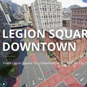 FiveM Legion Square Tricy Downtown MLO | Realistic City Center Map for RP Servers By TxFivem