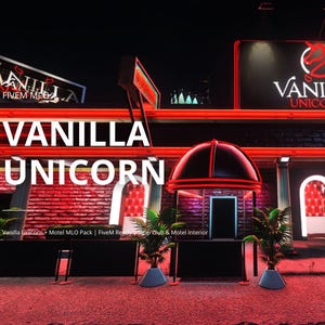 Vanilla Unicorn MLO Pack | FiveM Ready | Strip Club & Motel Interior By TxFivem