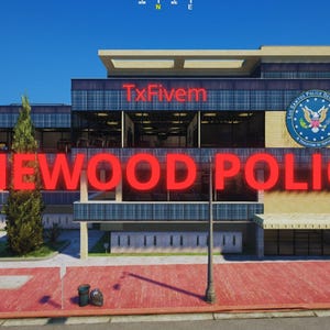 FiveM Vinewood Police MLO – individuelles Interieur einer Polizeidienststelle mit optimierten Texturen, RP-fähigem Design und immersiver Rollenspielumgebung.