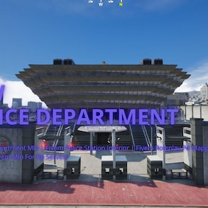New Police Department Mlo | Fivem Police Station Interior | Fivem Roleplay PD Mapping | Optimized Fivem Mlo For Rp Servers
