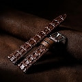 Handmade Brown Alligator Hornback Watch Strap,  Leather Watch Band product logo