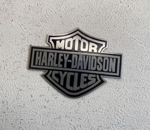 Harley 送料無料 ハーレー タンク ステッカー ウィング 左右 白黒 パン