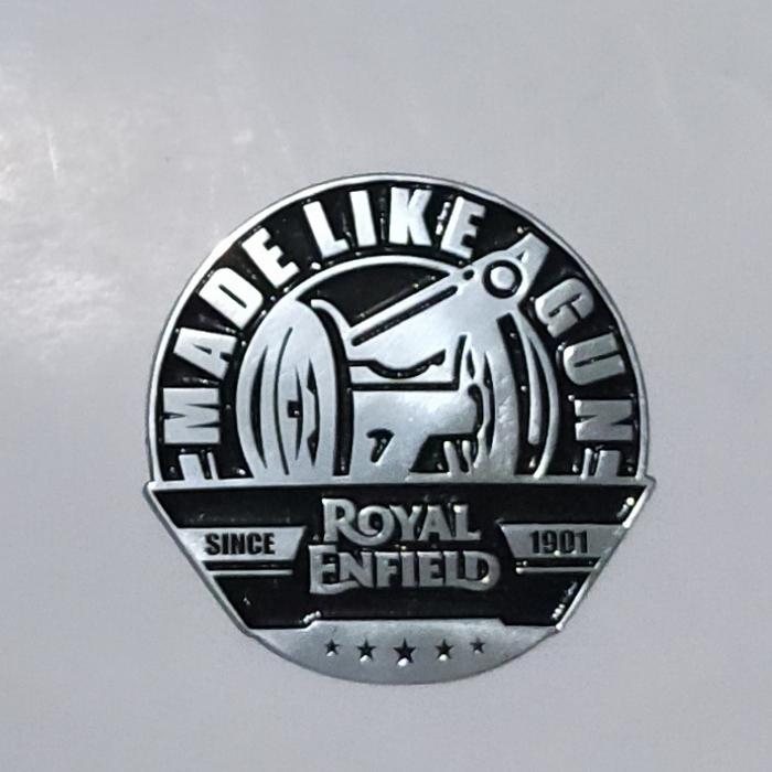 thumbnail image 2 of Custom Text Decal Stickers For Royal Enfield - 70-100mm, 38 Colors (re011) 2 of 6