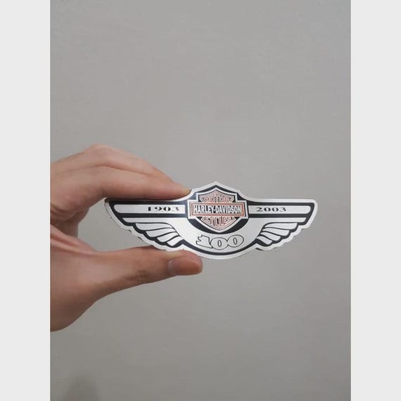 Harley-davidson 100th Anniversary Metal Emblem – Motorcycle Plate