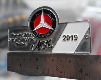 ヴィンテージ メルセデス ベンツ グリル バッジ: Kompressor Treffen 