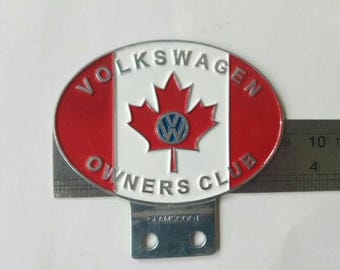 ビンテージVWロゴプレート：バス、マイクロ、シング、カルマン