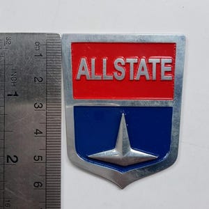 バッジ Vespa エンブレム ALLSTATE クラブ オートバイ Vespa スクーター Placca Placca Plakette