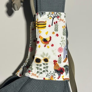 Chicken Farm Curved Machine Washable Suckpads for Happy Baby Carriers, Sakura Bloom, Ergo, Tula, Kinderpack, Hope and Plum and more