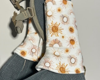 Sunshine Curved Machine Washable Suckpads for Happy Baby Carriers, Sakura Bloom, Ergo, Tula, Kinderpack, Hope and Plum