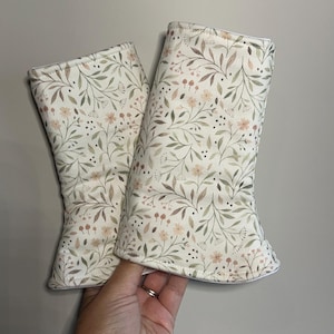 Fall Foliage Curved Machine Washable Suckpads for Happy Baby Carriers, Sakura Bloom, Ergo, Kinderpack, Hope and Plum and more