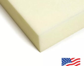 24"x48" High Density Upholstery Foam Sheet Seat Cushion 1 in to 6 in Thickness