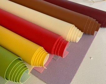 Vinyl Fabric Faux Leather Upholstery 56" Wide Continuous By Yard (Series A300)