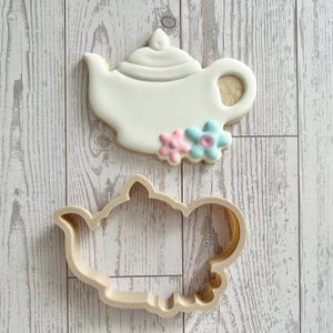 Tea pot with flowers Cookie Cutter