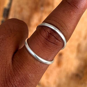 925 Sterling Silver Splint Ring - Arthritis Splint -Swan Plain Ring-Adjustable Splint - Silver Splint Ring- Handmade Ring-Fingertip Splint