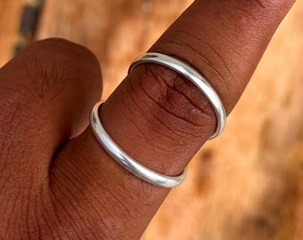 Sterling Silver Swan Splint Ring: Adjustable Arthritis Support