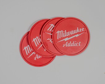 Milwaukee Addict Untersetzer 4er Set