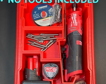Milwaukee M12Fuel Straight The Grinder PackMax Organizer!