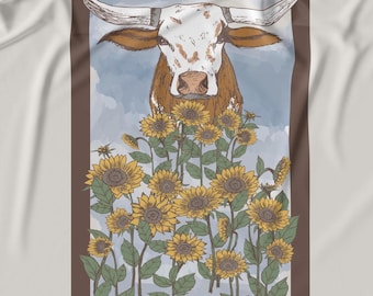 Texas Lone Star Wilds Quilt Pattern Starter Kit with Hand Drawn Botanical Panels and Coordinates