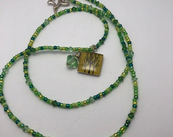 Green Winter Wonderland Necklace