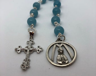 Virgin Mary Chaplet in Sterling Silver