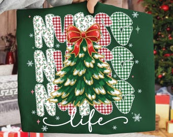 Christmas nurse PNG, Nurse life PNG, Christmas nurse PNG, Merry Christmas Png, Holiday Gift For Nurse, Nurse holidays gift, Xmas shirt