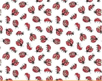 LOVE LETTERS by Shannon Christensen for Windham Fabric -51418-5 Lady Bug - Lady Bird - Lady Bug