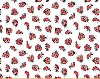 LOVE LETTERS by Shannon Christensen for Windham Fabric -51418-5 Lady Bug - Lady Bird - Lady Bug